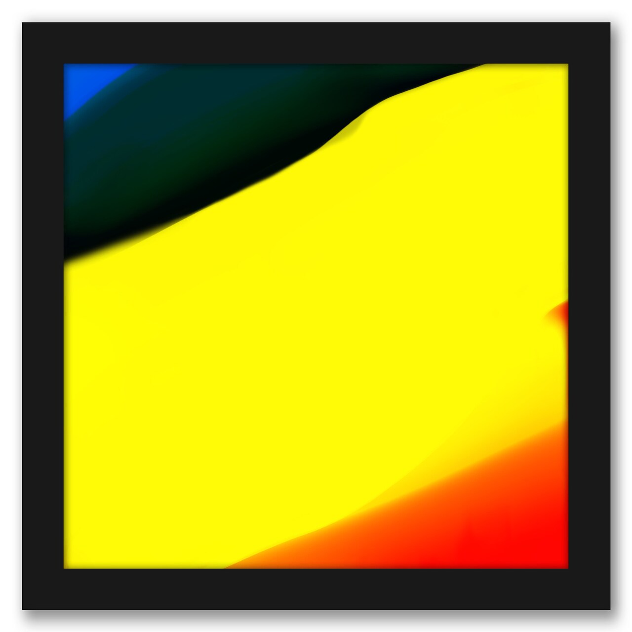 Blue Yellow And Red Abstract by Kasi Minami Frame  - Americanflat